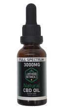 Load image into Gallery viewer, 3000mg Full Spectrum CBD Oil Tincture