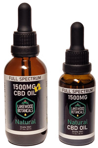 1000mg Full Spectrum CBD Oil Tincture
