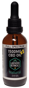 1500mg Full Spectrum CBD Oil Tincture