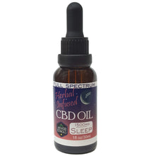 Load image into Gallery viewer, For Sleep: Herbal Infused Full Spectrum CBD Oil Tincture