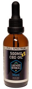 500mg Full Spectrum CBD Oil Tincture